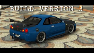 My Nissan Skyline GTR R34 Build Version 3 | Final Build Reveal | Car Parking Multiplayer New Update