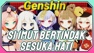 Si imut bertindak sesuka hati