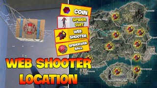 TOP 35 Web Shooter Location In Spider Man Mode In Pubg Mobile | Web Shooter Location | Xuyen Do