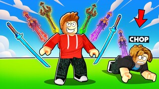 ROBLOX CHOP AND FROSTY UNLOCK STRONGEST SWORDS IN GAME