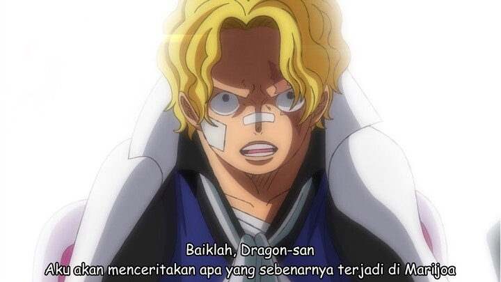 One Piece Episode 1113 Subtittle Indonesia - Sabo dan apa yang terjadi di Marijoa !!!