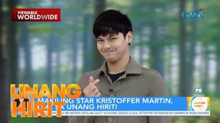 Makiling Star Kristoffer Martin, LIVE sa Unang Hirit!