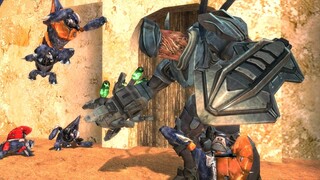 Halo 1 Grunts VS. Halo Reach Hunters !Grunts Are Mad!