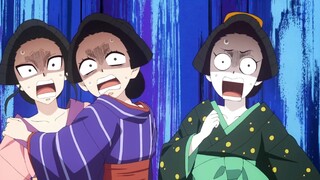 Kimetsu no Yaiba Inosuke Inosuke merasakan penindasan