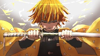 [AMV]Saat Agatsuma Zenitsu menghunus pedangnya|<Demon Slayer>