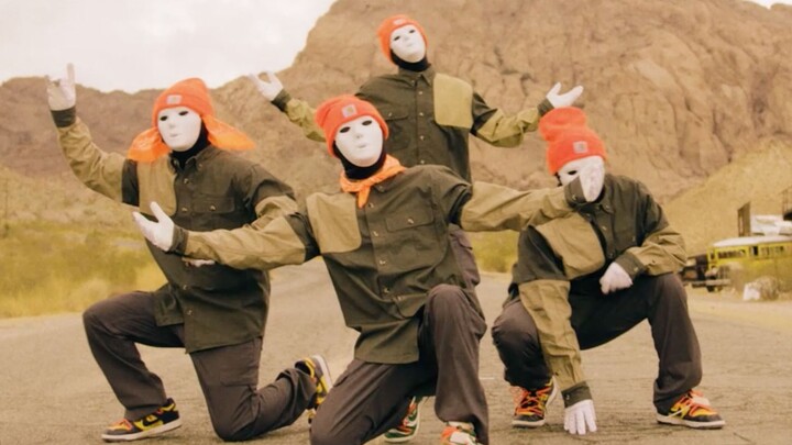 [New work debut] "GRIZZLY" White Dave dance video masked dance group JABBAWOCKEEZ