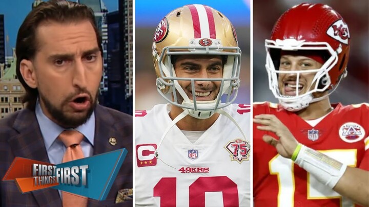 FIRST THINGS FIRST | Nick Wright warning on Week 7: Jimmy G, 49ers upset Mahomes , Chiefs