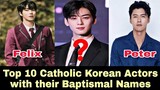 Top 10 Korean Actors Religions with their New Names | korean actors 2021 |