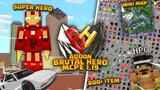 ADDON BRUTAL HERO DI MCPE  MAP 800 NEW ITEM #bestofbest