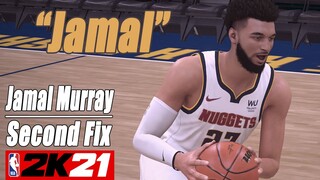 Jamal Murray Jumpshot 2nd Fix NBA2K21 with Side-by-Side Comparison