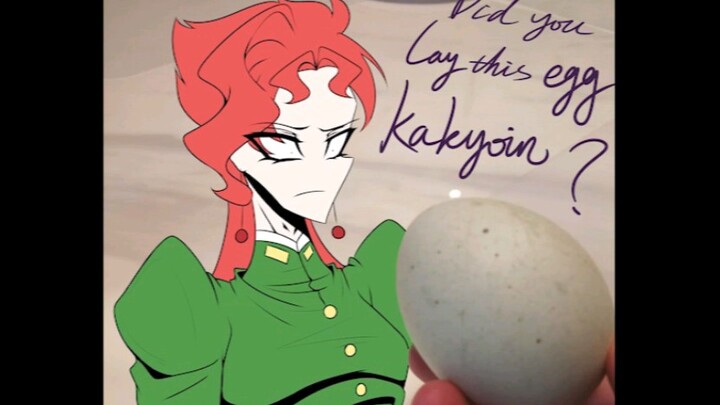 [JoJo's Strange Animation] Did you lay this egg, Kakyoin?