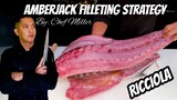 How to fillet amberjack without too much bloody on cutting board | my version of cutting