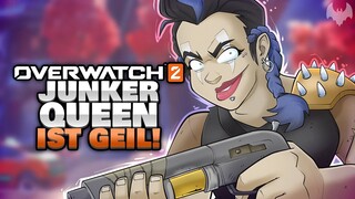 JUNKER QUEEN ALS "DMG TANK" 🗑️ - ♠ Overwatch 2 #001 ♠