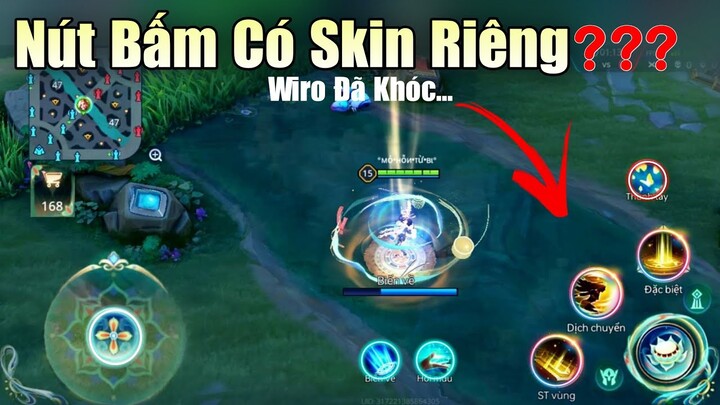 Liên Quân Garena Nút Bấm chính thức có skin riêng sẽ như thế nào - Thay đổi lớn hiệu ứng vào trận