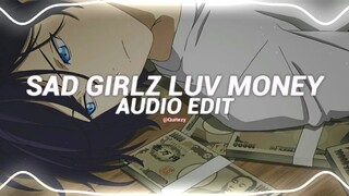 sad girlz luv money (remix) - amaarae, moliy, kali uchis [edit audio]