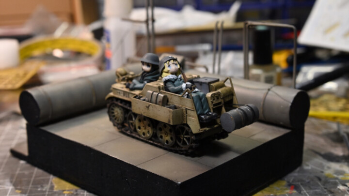 （少女终末旅行） 还原原作 sdkfz.2与少女终末旅行 1/35模型制作