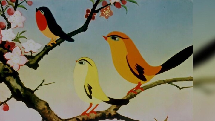 Mengingatkan pada animasi dalam negeri tahun 1960-an, "The Shy Little Oriole" dan "I am a Little Sin