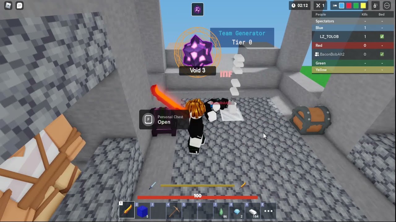 I got accused of autoclicking, So I used Handcam.. (Roblox Bedwars) 