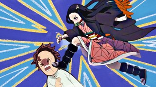 [ Kimetsu no Yaiba ] Nezuko: Aku jadi gila dan bahkan menendang adikku! (Kimetsu no Yaiba × tepuk tangan)