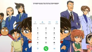 Playing the theme song of "Detective Conan" with the dial keys
