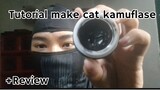 tutorial make cat kamuflase cosplay     +review