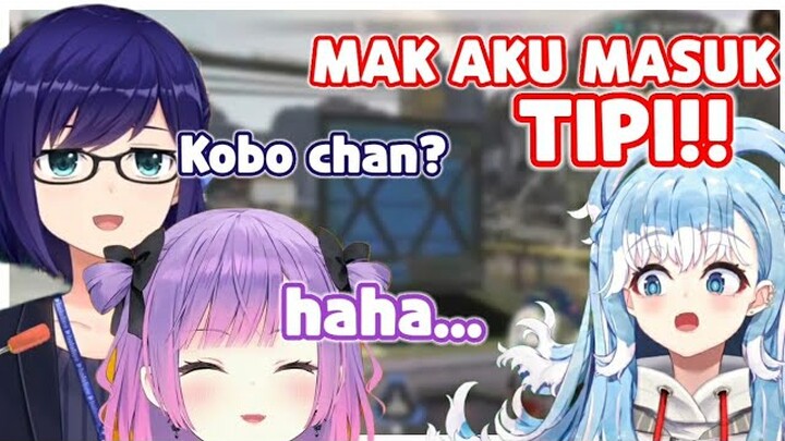 Reaksi Towa dan A-chan saat melihat Kerandoman Kobo [ Clip Kobo Kanaeru ]