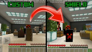 How to Custom Shield in MCPE✔