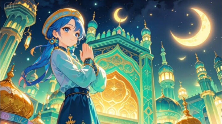 Viral Ramadan Tiba Versi opening Anime