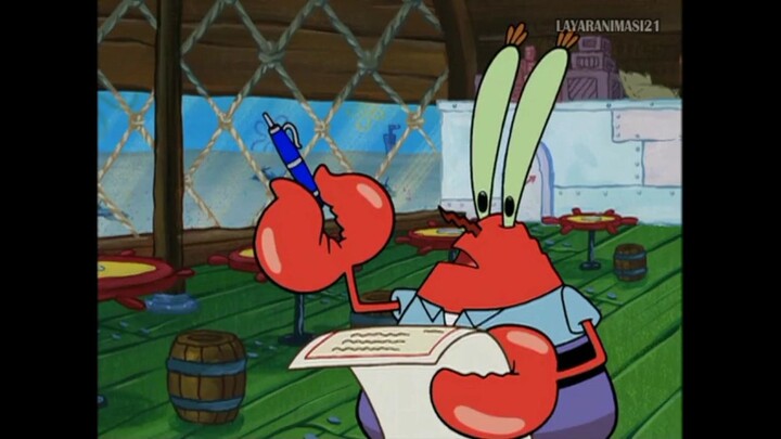 spongebob bahasa indonesia : krusty krab dijual (2/4)