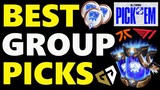 top group stage pick'ems - worlds 2022