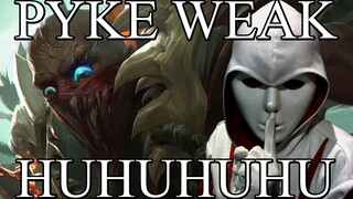 Pyke is very weak and definitely needs the buffs. Thank you League of Legends!