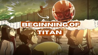 KEMUNCULAN TITAN 😱 #AMV (BEGINNING OF TITAN)