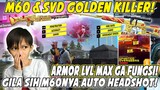 GILA M60 TERBARU! ARMOR LEVEL MAX AUTO PECAH! GA ADA OBAT SVDNYA FIRERATE NAMBAH! - GARENA FREE FIRE