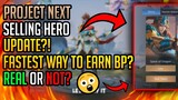 YOU CAN SELL HEROES NOW??! - Project NEXT UPDATE!?