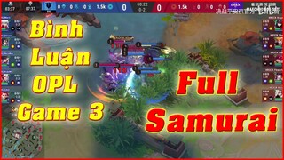 🌸Onmyoji Arena: XROCK VS OG Game 3 OPL 2020 - 10 Samurai Đấm Nhau Không Trượt Phát Nào