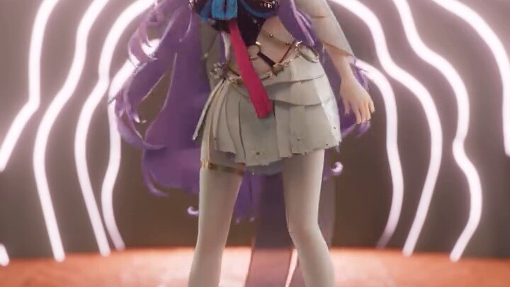 [MMD] [Si Momo_Chu Tianming] วิดีโอสุดน่ารักของแมวลายสามสีที่กำลังเรียนเต้นรำ