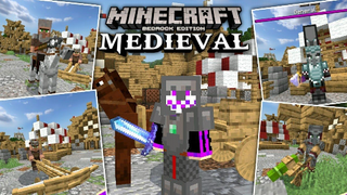 Minecraft มือถือ Addon Medieval รวมนักรบแห่งยุคกลาง!_HD_60fps