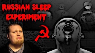 The Russian Sleep Experiment - Creepypasta REACTION!!!