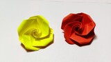 Cách gấp hoa hồng bằng giấy dễ nhất / Xếp hoa hồng Valentine / Easy Origami Rose