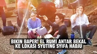 Bikin Baper! El Rumi Antar Bekal Ke Lokasi Syuting Syifa Hadju