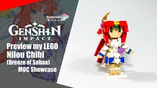 Preview my LEGO Genshin Impact Nilou (Breeze of Sabaa) Chibi | Somchai Ud