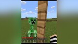 Con creeper có vấn đề về mắt hả mọi người 😱 Tui to chà bá vậy mà ko thấy 🤔 minecraft vinhmc creeper minecraftpe