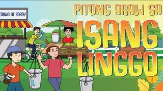 PITONG ARAW SA ISANG LINGGO | Filipino Folk Songs and Nursery Rhymes | Muni Muni TV PH