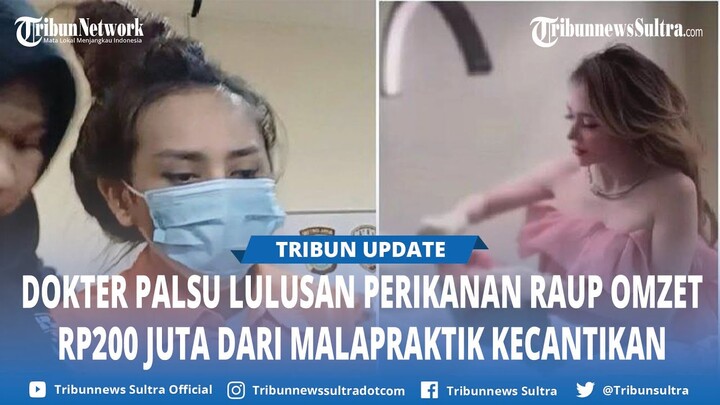 Ria Dokter Palsu Raup Rp85 Juta Sekali Gosok Wajah Bopeng Pasien, Ternyata Lulusan Sarjana Perikanan