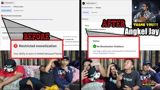 How we Resolve the Restricted Monetization/Page Violation | Packasz Vlog