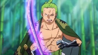 Zoro Cuts the Cliff and Sanji Cigarette into half||One Piece Episode 959