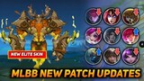 NEW SKINS & PATCH UPDATES - BEATRIX BUFF, WANWAN NERF, CECILION NERF & GUSION REVAMP & MORE | MLBB