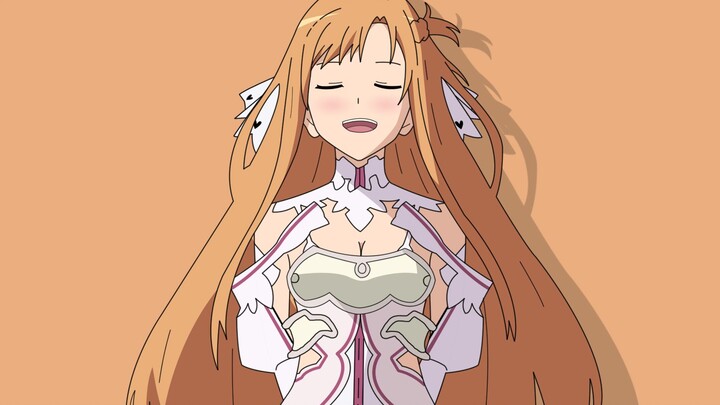 Asuna is just playing on the trampoline! (The God of Creation, Stasia. Ver)