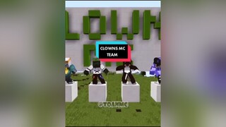 sponsored 6 chú hề siêu chất lượng 🤣 minecraft fyp xuhuong toanmc clownsmcteam theanh28 GameHayMoiNgay