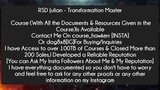 RSD Julian - Transformation Master Course Download